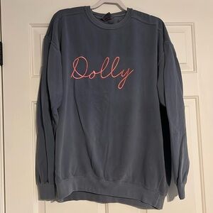 NEW Girl Tribe Co. Dolly Embroidered Sweatshirt